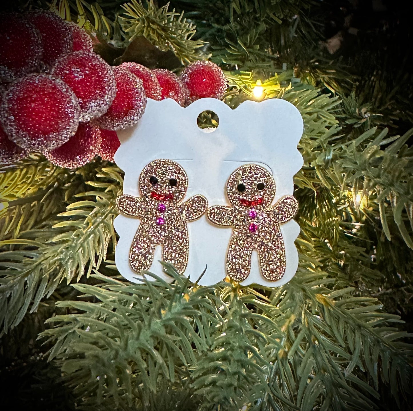 Gingerbread Sparkle Earrings