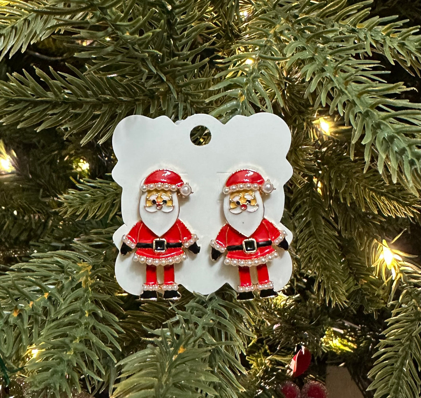 Santa Earrings