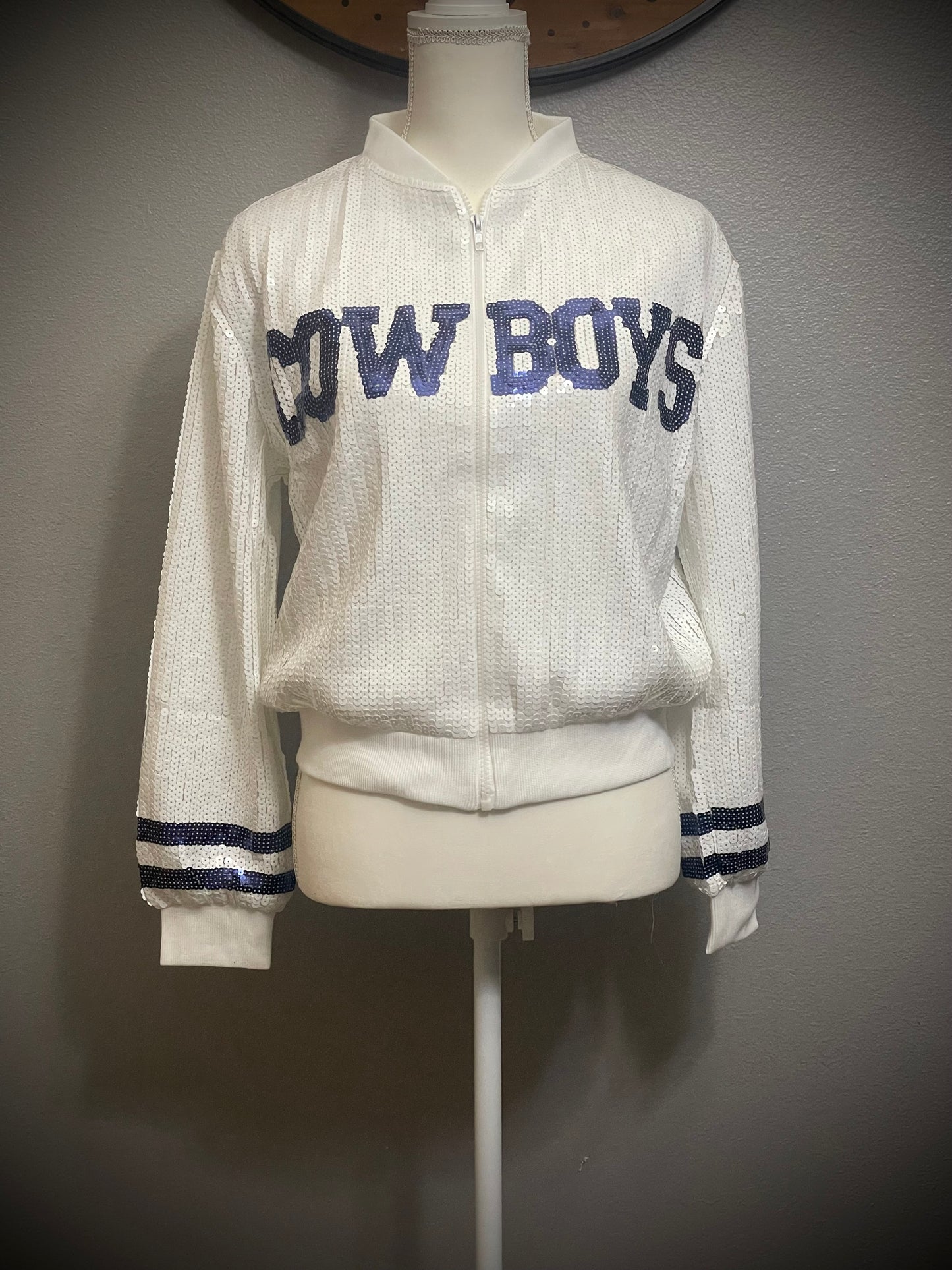 White cowboys jacket