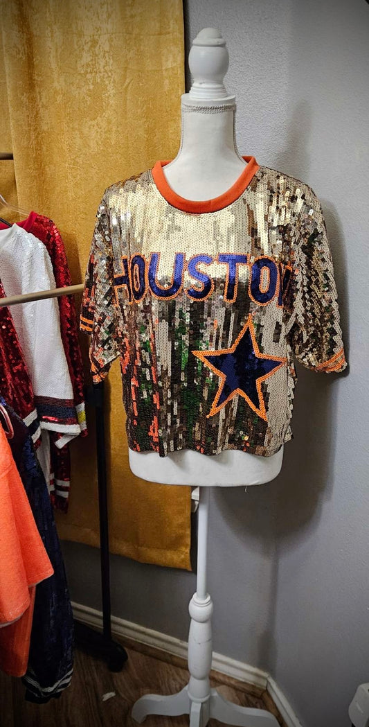 Astros sequins shirt