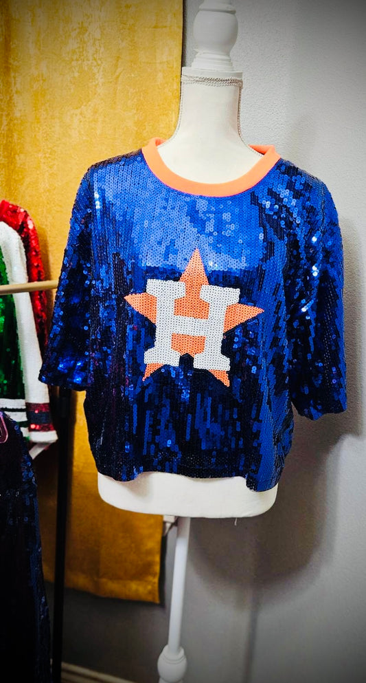 Astros sequins shirt